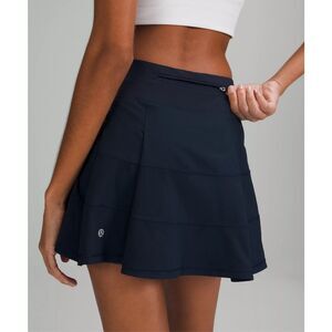 Lululemon Women PACE RIVAL MR Skirt Skort Gym Tennis Trail Run Black Size 14